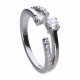 Sortija de plata con circonitas Diamonfire Ref. 6118721082170