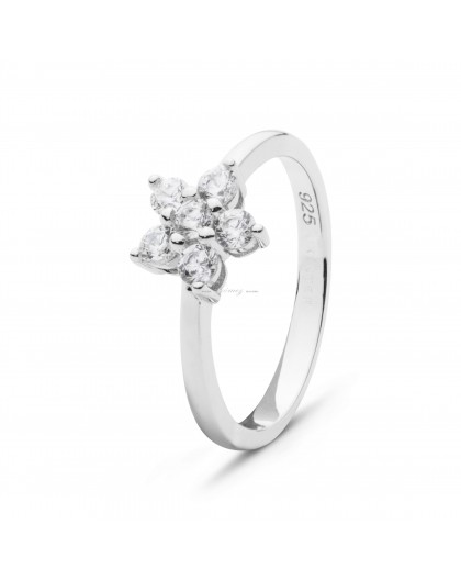 Anillo de plata con circonitas Luxenter Ref. T22020016