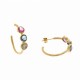 Pendientes de aros con piedras Salvatore Ref. 163A0198
