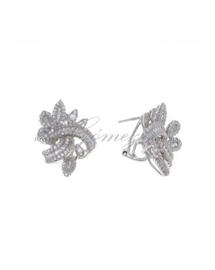 Pendientes de plata con circonitas Salvatore Ref. 112A0178