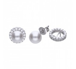 Pendientes de perlas con circonitas Diamonfire Ref. 6218181111