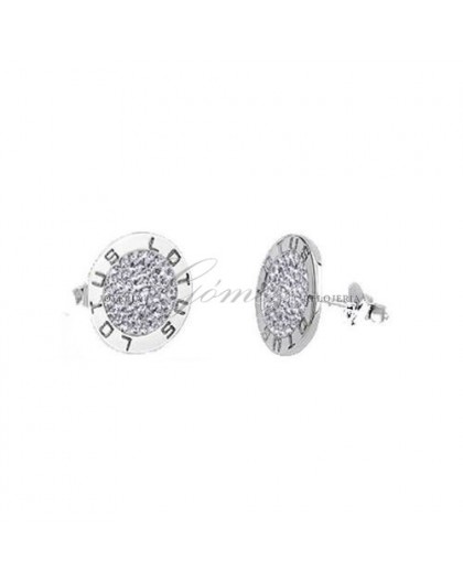 Pendientes de plata Lotus con circonitas Ref. LP1252-4/6