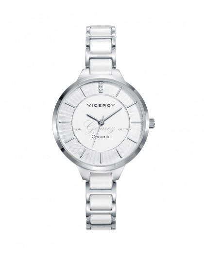 Reloj de ceramica blanca Viceroy Ref. 471188-07
