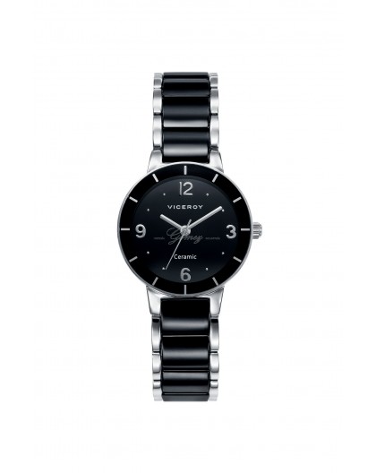 Reloj Viceroy de ceramica negra Ref. 471044-55