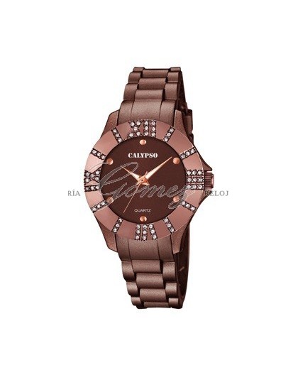 Reloj Calypso caucho marrón Ref. K5649/E
