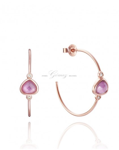 Pendientes de aros de plata Viceroy Ref. 85000E100-47