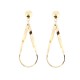 Pendientes de acero dorado Ref. APE587-D