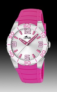 Correa de Reloj Lotus Original Caucho Fucsia 15702/3