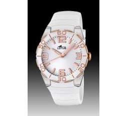 Reloj Lotus caucho blanco ref. 15702/2