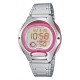 Reloj Casio de acero rosa Ref. LW-200D-4AVEF