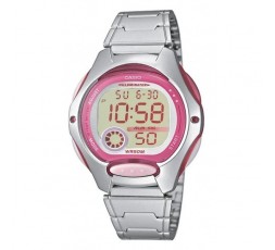 Reloj Casio de acero rosa Ref. LW-200D-4AVEF