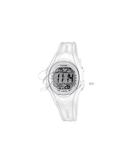 Reloj Calypso digital blanco Ref. K5613/1