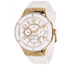 Reloj blanco y dorado Tommy Hilfiger Ref. 1781327