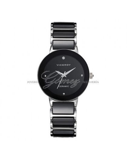 Reloj Cerámica Negro Viceroy Ref. 47672-57