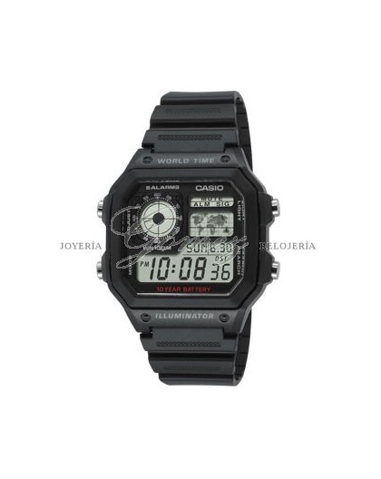 Reloj Casio digital Ref. AE-1200WH-1AVEF