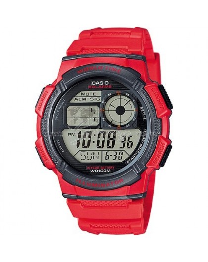 Reloj casio digital rojo Ref. AE-1000W-4AVEF