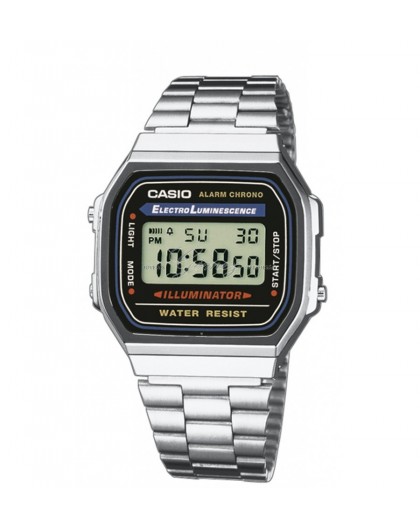 Reloj Casio plateado Ref. A168WA-1YES