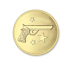 Moneda pistola Mi Moneda Ref. M-MON-AIM-02-M