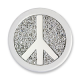 Moneda Peace White Diamond Discs Mi Moneda Ref. M-PD-13-S