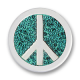 Moneda Peace Turquoise Diamond Discs Mi Moneda Ref. M-PD-18-S