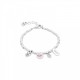 Pulsera uno de 50 i'm waiting 4 u pink Ref. PUL1853RSAMTL0M