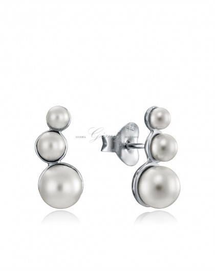 Pendientes de plata Viceroy Jewels perlas Ref. 4083E000-68